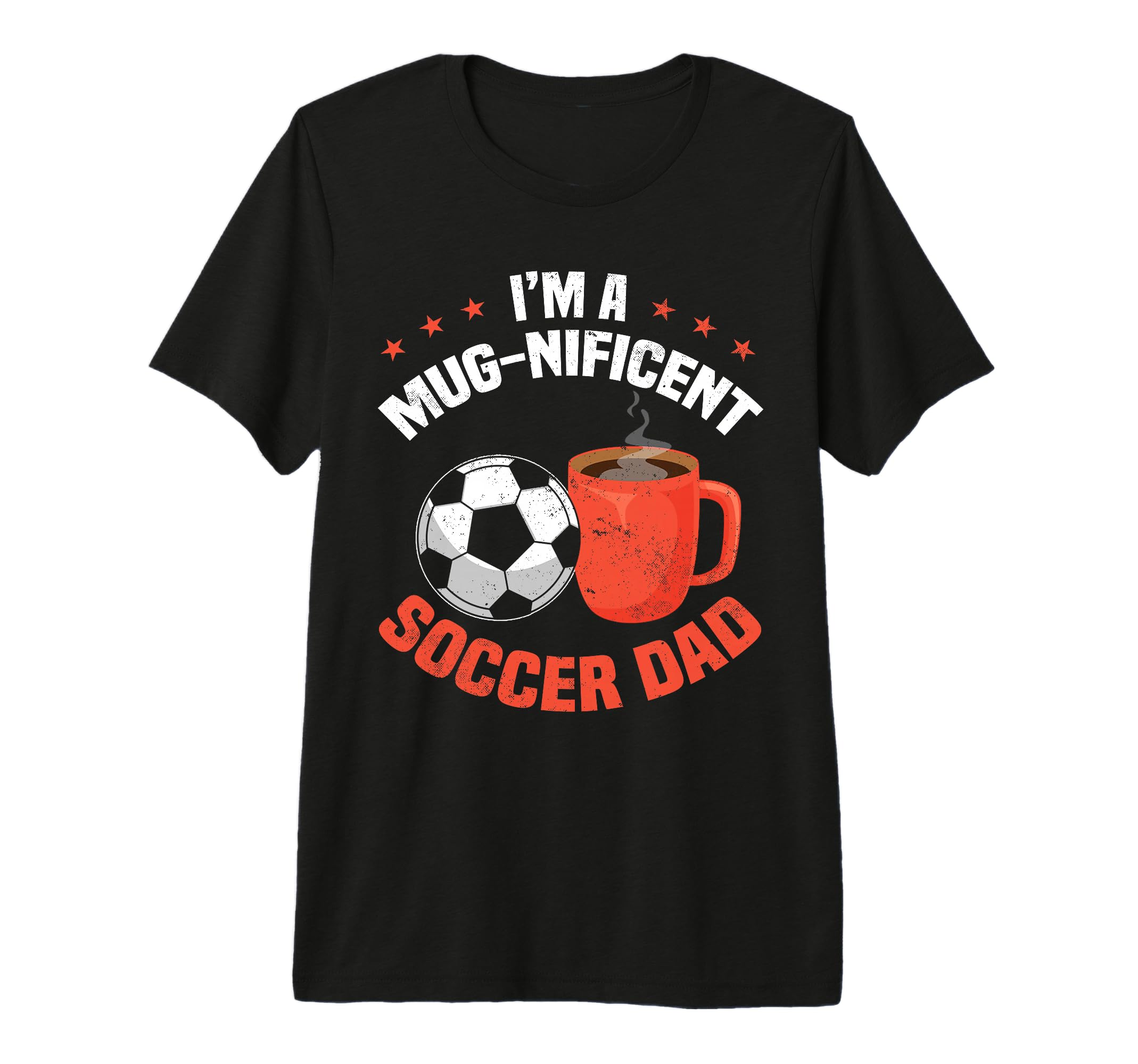 Soccer Dad Funny Coffee Lover Tri Blend T-Shirt - Novelty Apparel Unisex - T-Shirt, Sweatshirt, Hoodie