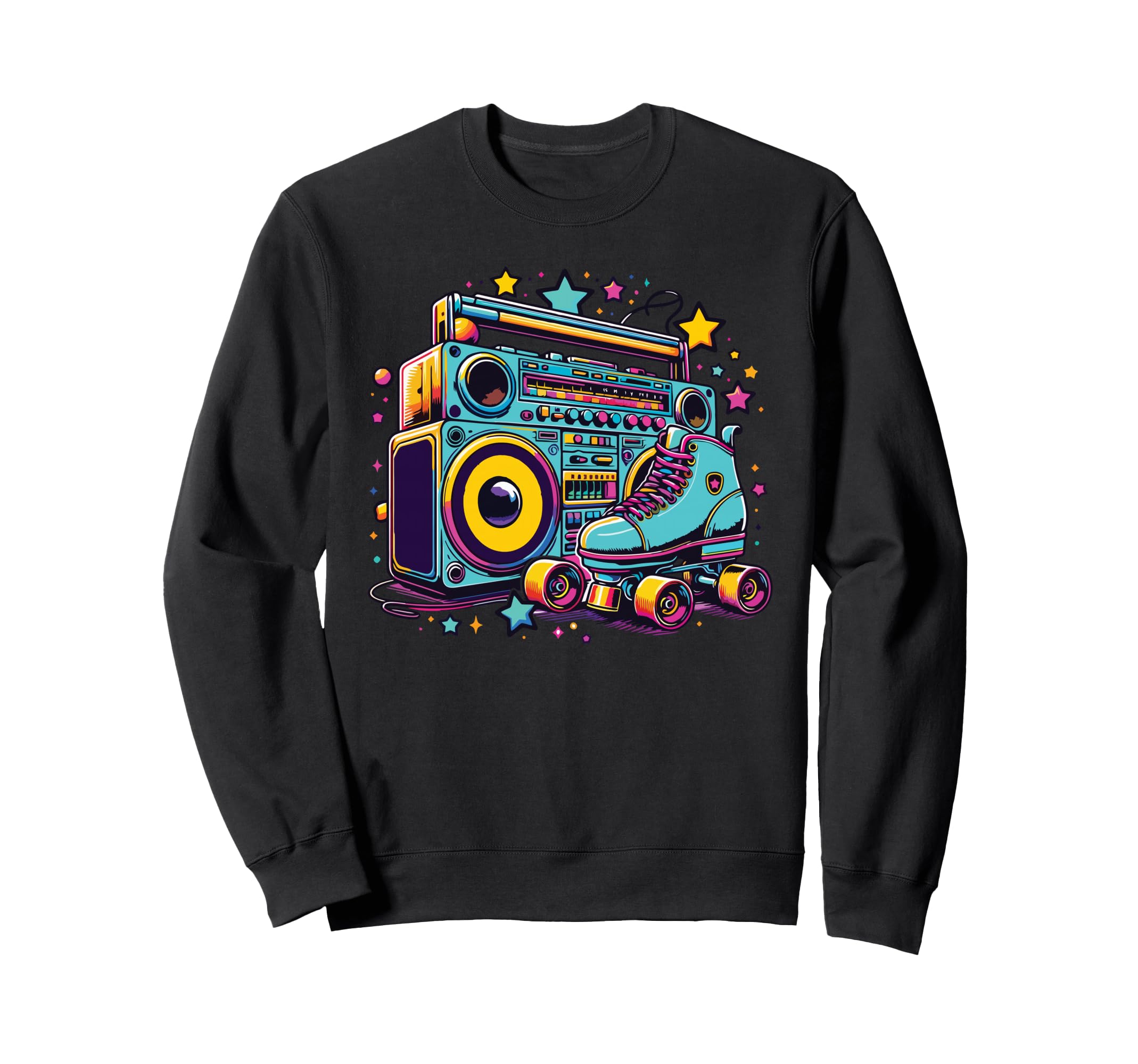 Rollerskates Funny 80S Roller Sweatshirt - Casual Everyday Wear Men Women - T-Shirt, Sweatshirt, Hoodie