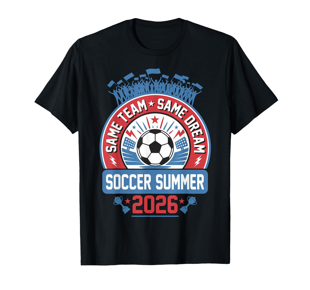 Soccer Summer 2026 T-Shirt - Trendy Graphic for Adults - T-Shirt, Sweatshirt, Hoodie