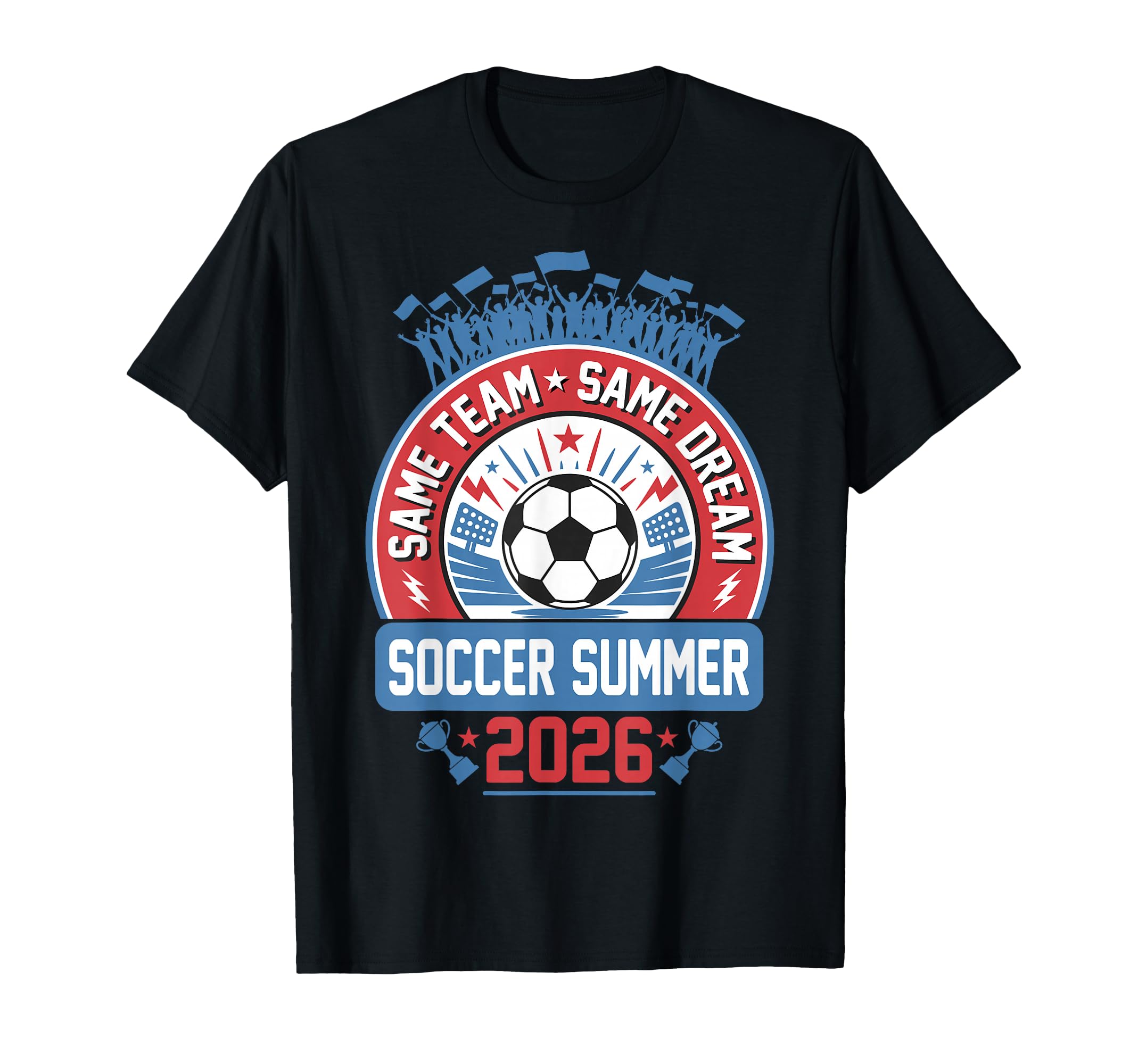 Soccer Summer 2026 T-Shirt - Trendy Graphic for Adults - T-Shirt, Sweatshirt, Hoodie