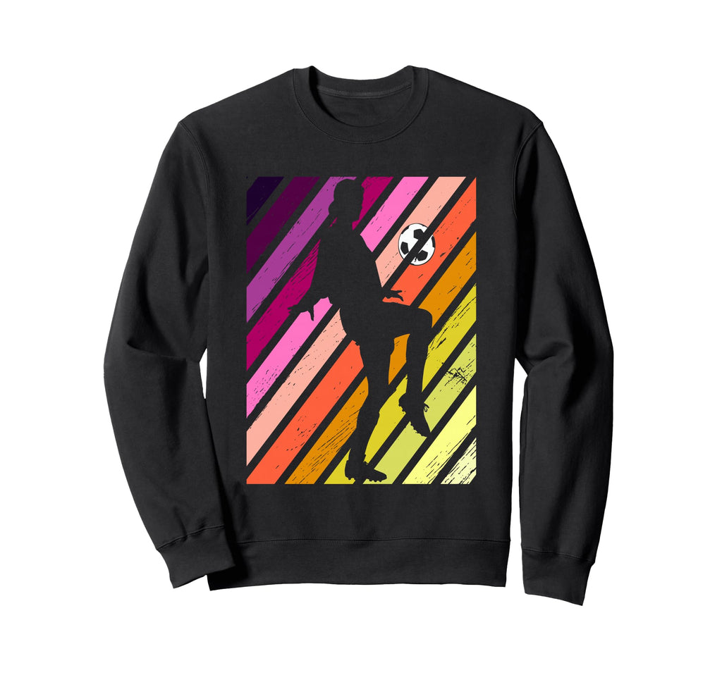 Soccer Football Female Player Sweatshirt - Minimalist Print for Adults - T-Shirt, Sweatshirt, Hoodie