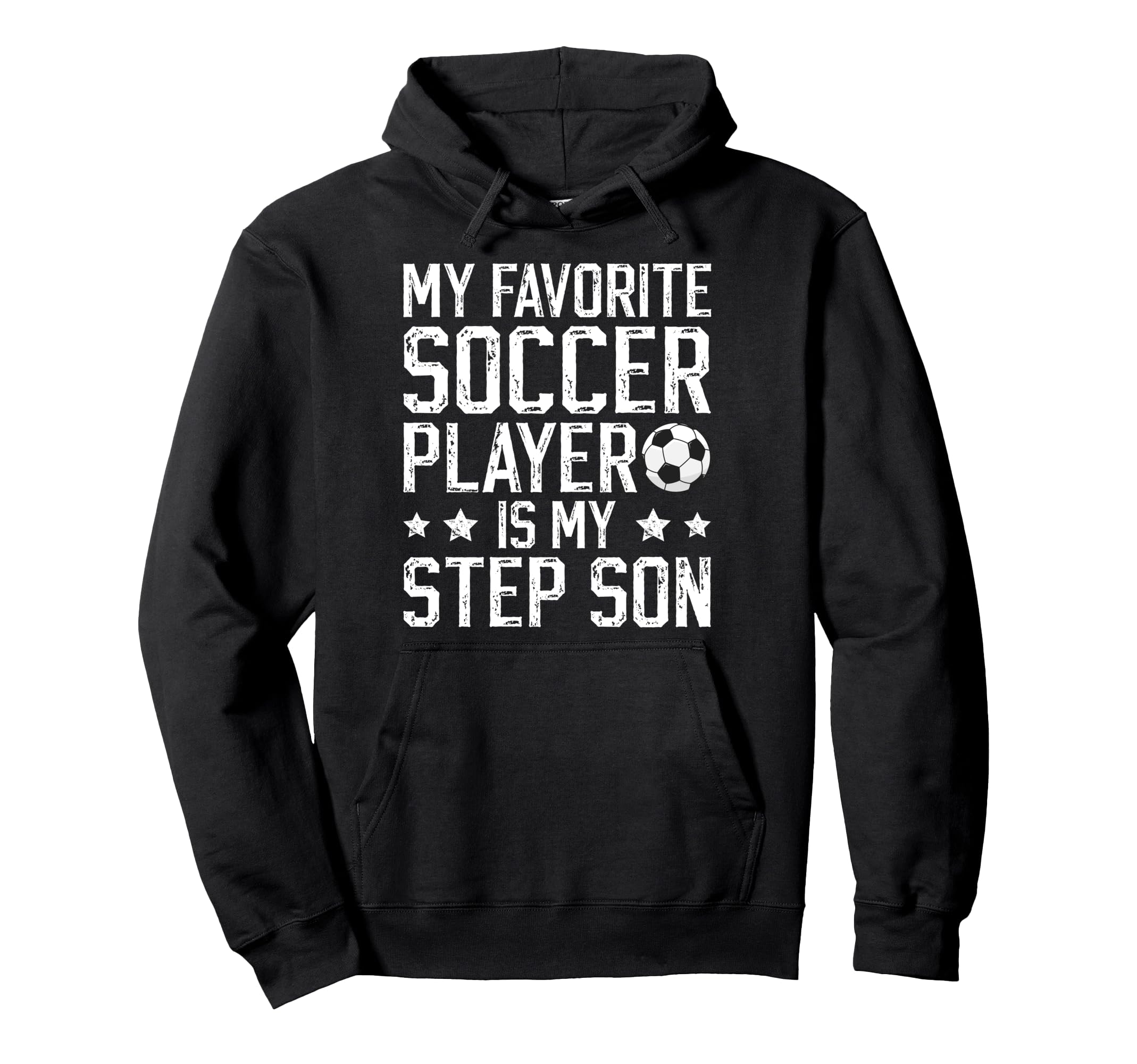 Proud Soccer Step Dad Soccer Player Hoodie - Aesthetic Graphic Men Women - T-Shirt, Sweatshirt, Hoodie