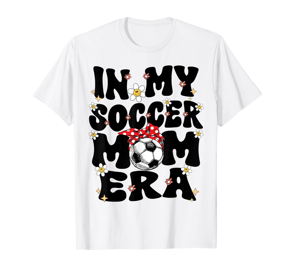 My Soccer Mom Era Groovy Soccer Mom T-Shirt - Custom Art Print for Adults - T-Shirt, Sweatshirt, Hoodie
