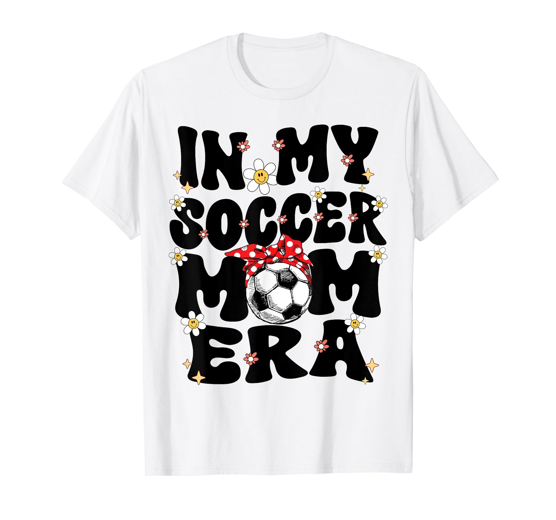 My Soccer Mom Era Groovy Soccer Mom T-Shirt - Custom Art Print for Adults - T-Shirt, Sweatshirt, Hoodie