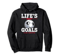 Soccer Player Goal Forward Hoodie - Fun Novelty Design Men Women - T-Shirt, Sweatshirt, Hoodie