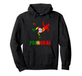 Portugal Soccer Portuguese Pride Futebol Hoodie - Graphic Print for Adults - T-Shirt, Sweatshirt, Hoodie