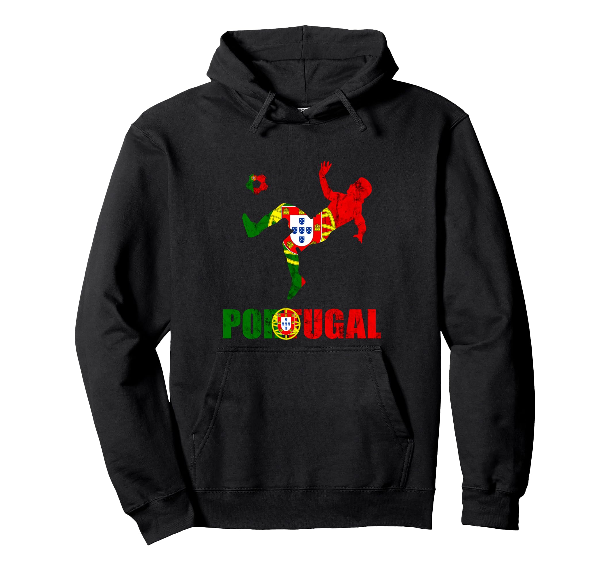 Portugal Soccer Portuguese Pride Futebol Hoodie - Graphic Print for Adults - T-Shirt, Sweatshirt, Hoodie