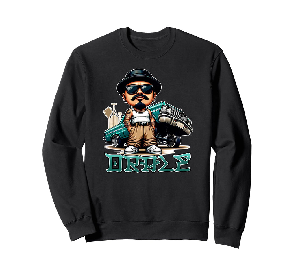 Orale Lowrider Chicano Homie Tattoo Sweatshirt - Graphic Print for Adults - T-Shirt, Sweatshirt, Hoodie
