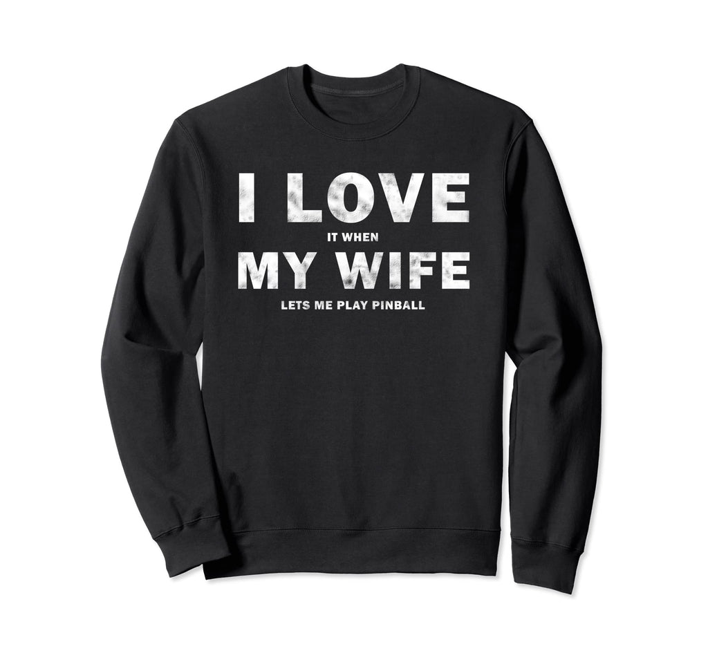 Pinball Player Funny Distressed Sweatshirt - Minimalist Print Men Women - T-Shirt, Sweatshirt, Hoodie