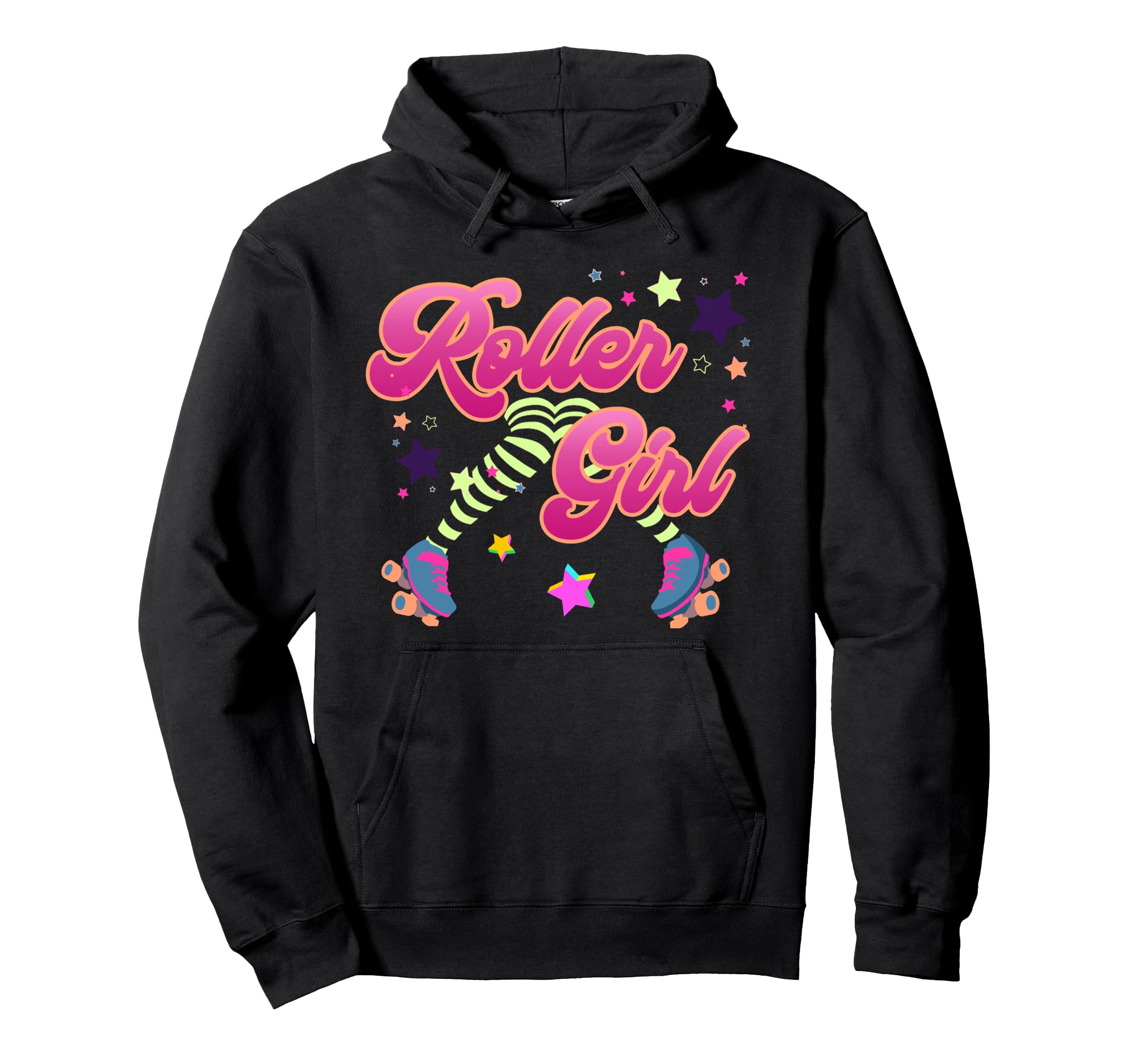 Roller Skating Party Supplies 70S 80S Hoodie - Custom Art Print Men Women - T-Shirt, Sweatshirt, Hoodie