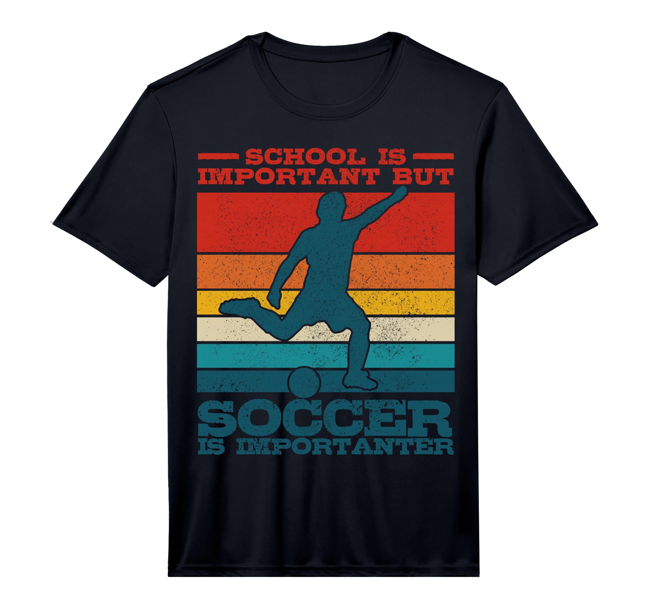 School Is Important But Soccer Is T-Shirt - Aesthetic Graphic Men Women - T-Shirt, Sweatshirt, Hoodie