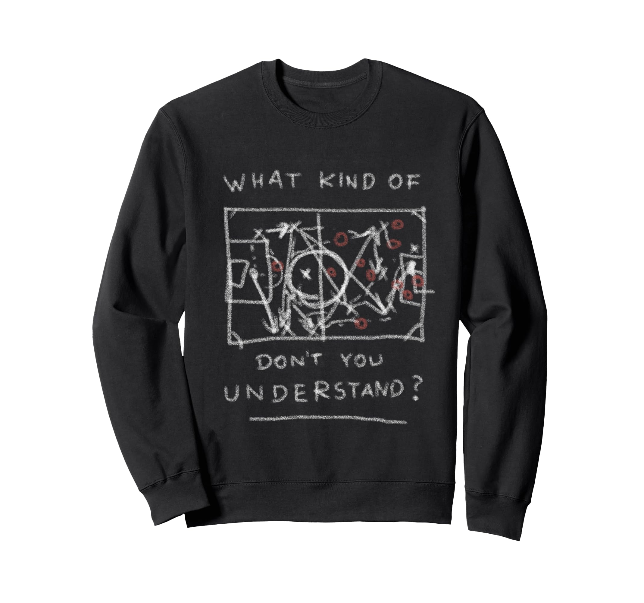 Funny Soccer Trainer Tactics Board Sweatshirt - Trendy Graphic Men Women - T-Shirt, Sweatshirt, Hoodie