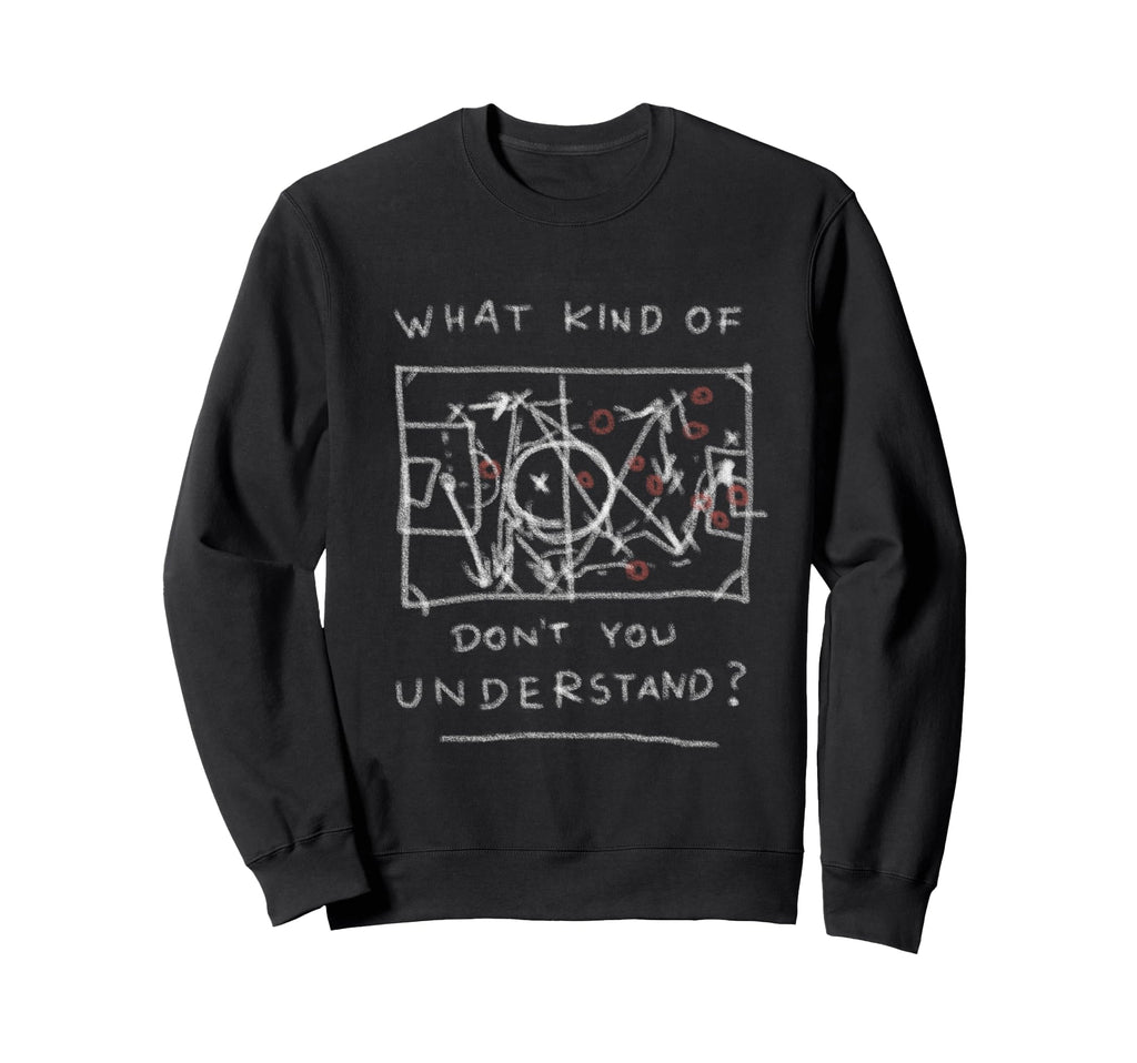Funny Soccer Trainer Tactics Board Sweatshirt - Custom Art Print for Adults - T-Shirt, Sweatshirt, Hoodie