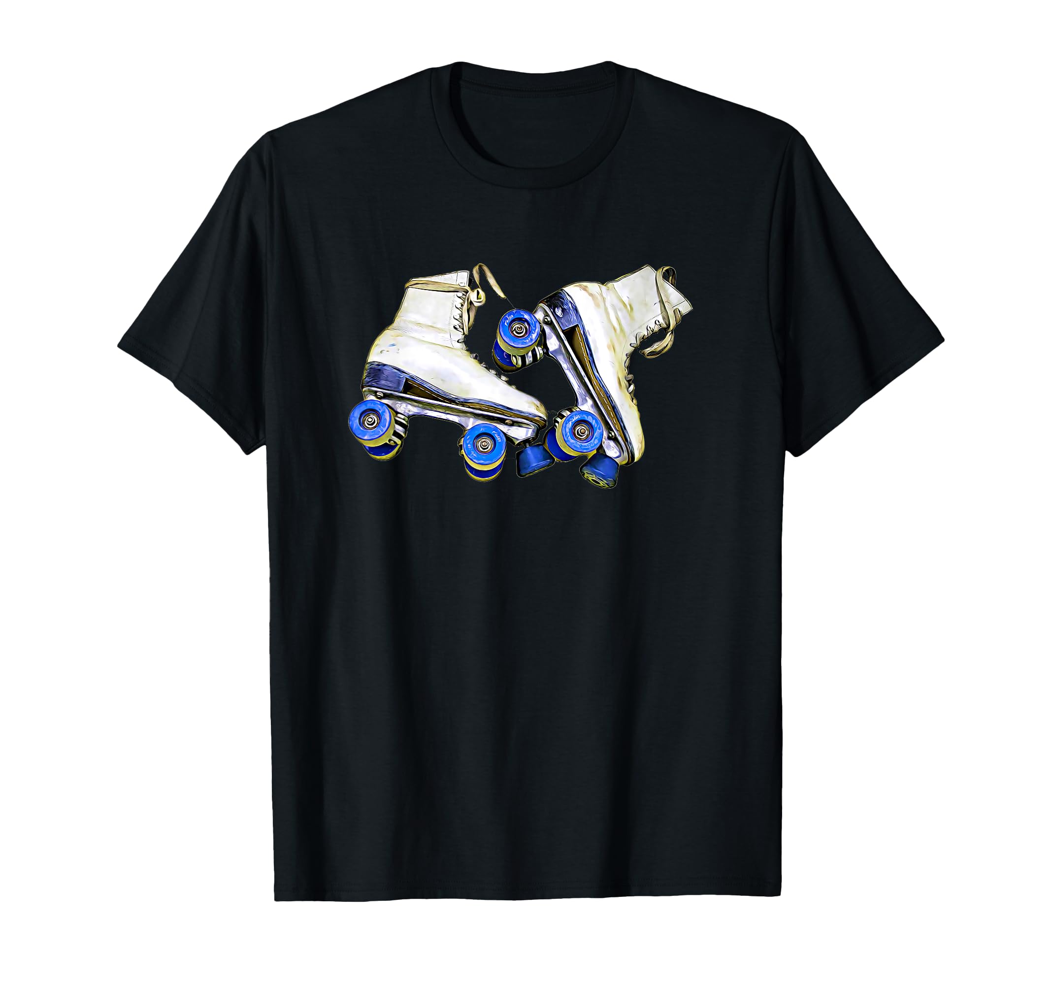 Worn Womens White Roller Skates Stuff T-Shirt - Streetwear Style for Adults - T-Shirt, Sweatshirt, Hoodie