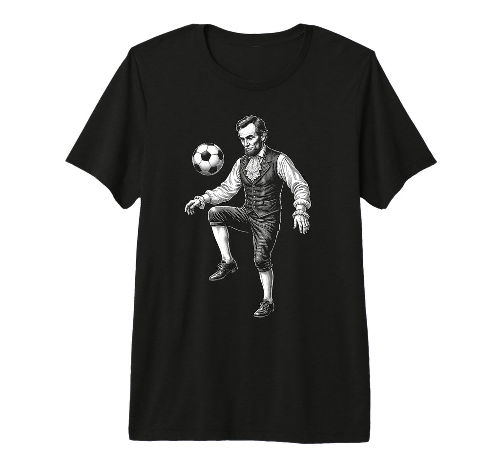 Abraham Lincoln President Playing T-Shirt - Streetwear Style for Adults - T-Shirt, Sweatshirt, Hoodie