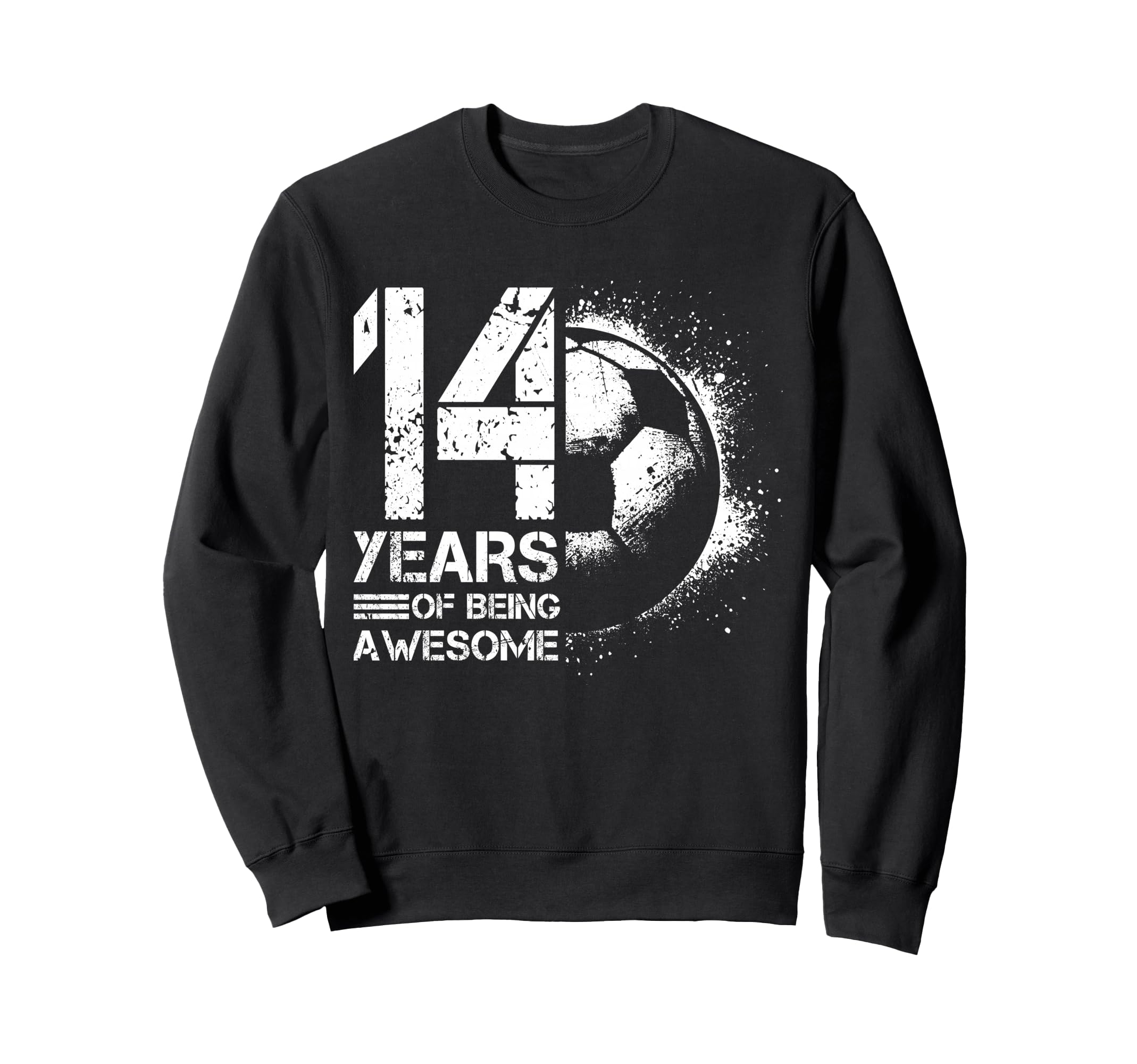 14Th Birthday Soccer Player Football Sweatshirt - Graphic Print for Adults - T-Shirt, Sweatshirt, Hoodie