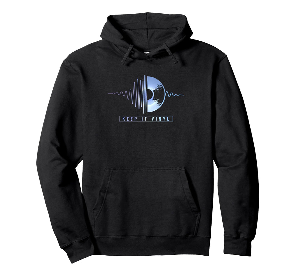 Vinyl Music Dj Record Vinyl Hoodie - Streetwear Style Men Women - T-Shirt, Sweatshirt, Hoodie