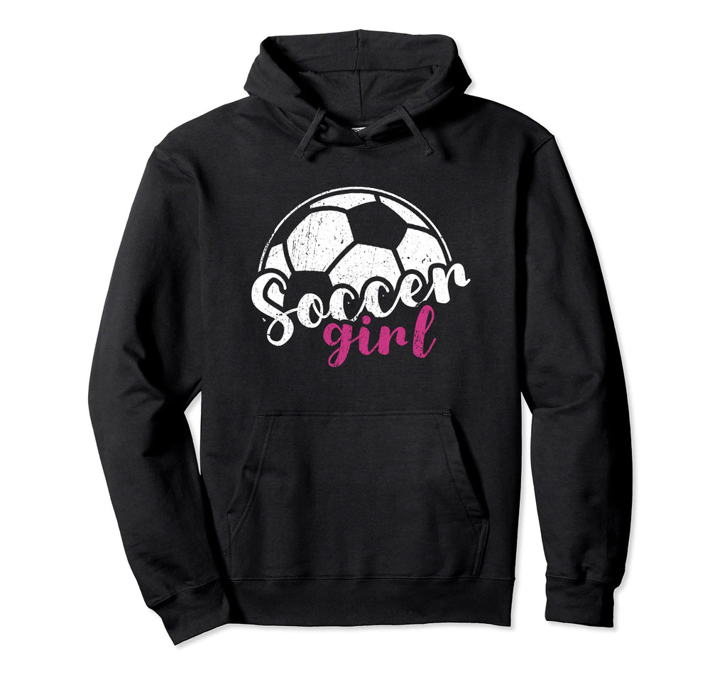 Womens Soccer Player Soccer Soccer Hoodie - Fun Novelty Design for Adults - T-Shirt, Sweatshirt, Hoodie