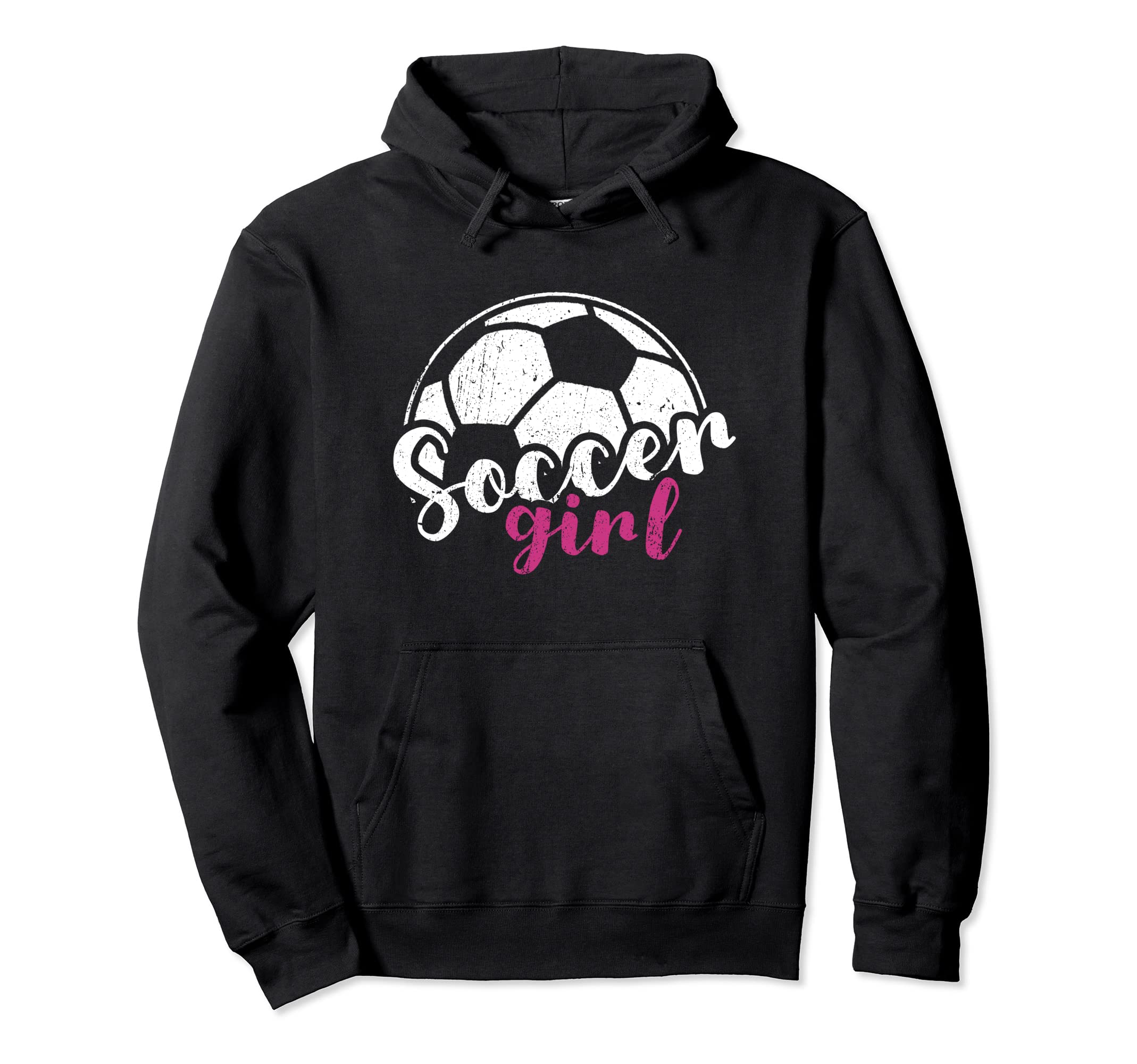 Womens Soccer Player Soccer Soccer Hoodie - Fun Novelty Design for Adults - T-Shirt, Sweatshirt, Hoodie