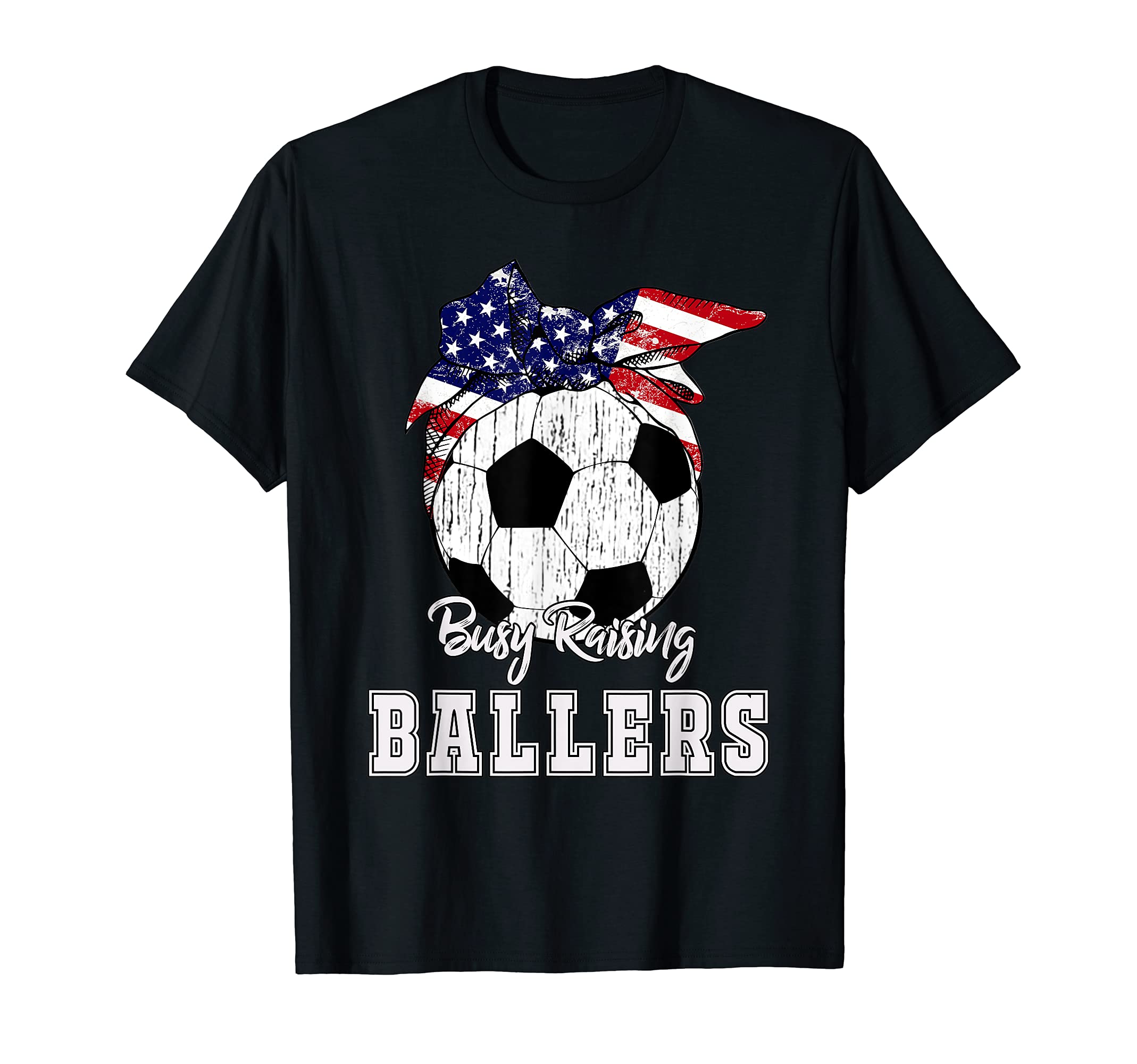 Busy Raising Ballers Soccer Soccer Mom T-Shirt - Minimalist Print Men Women - T-Shirt, Sweatshirt, Hoodie