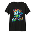 Footballer Unicorn Fans Soccer Team T-Shirt - Custom Art Print Men Women - T-Shirt, Sweatshirt, Hoodie