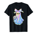 Soccer Ghost Lover Pastel Halloween T-Shirt - Graphic Print Unisex - T-Shirt, Sweatshirt, Hoodie
