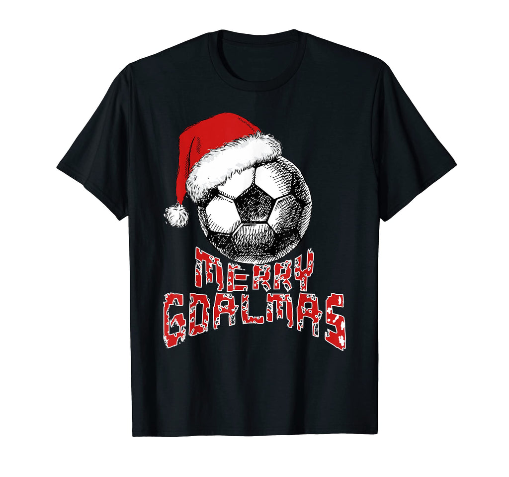 Merry Goalmas Funny Soccer Soccer Lovers T-Shirt - Graphic Print for Adults - T-Shirt, Sweatshirt, Hoodie