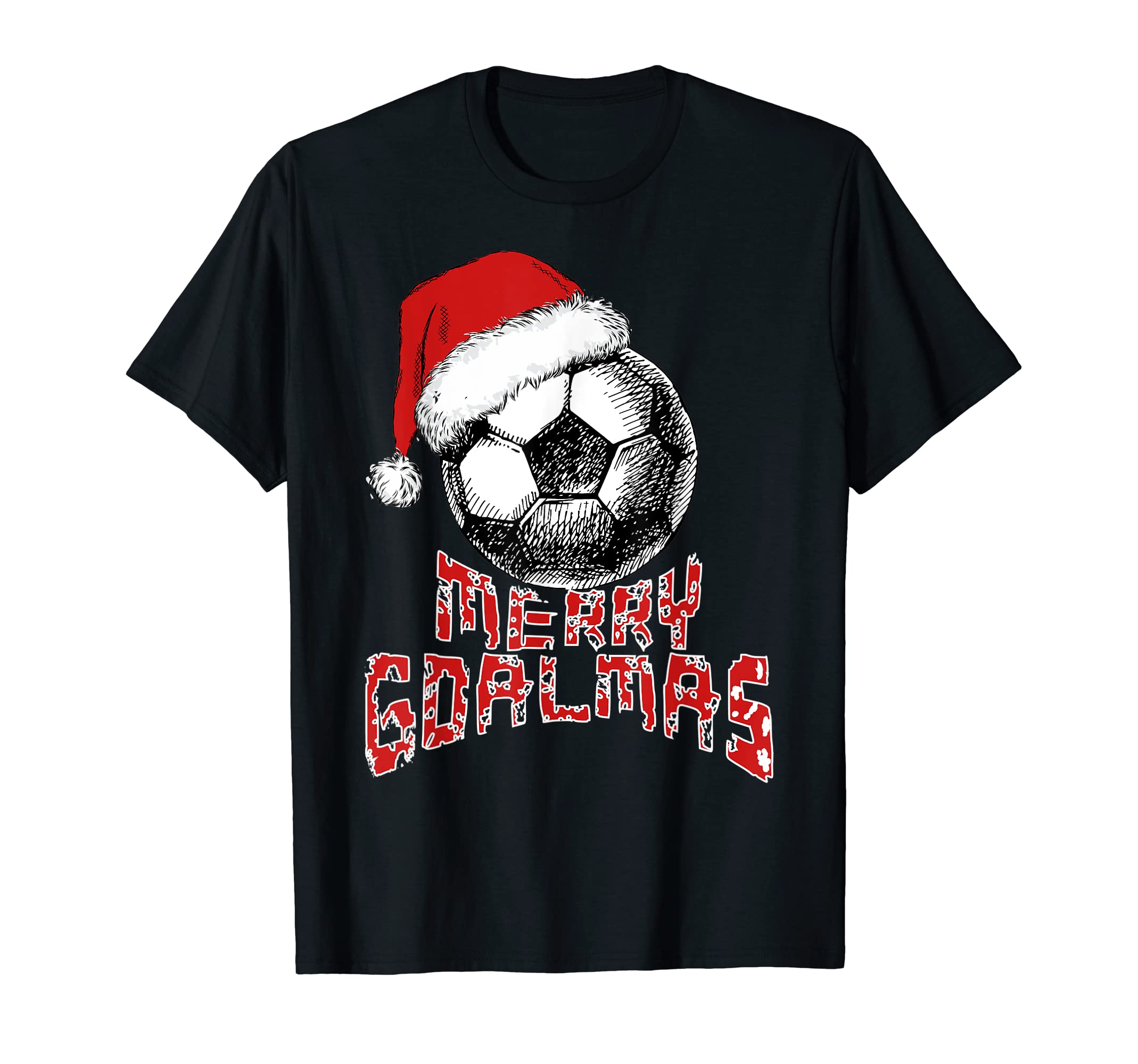 Merry Goalmas Funny Soccer Soccer Lovers T-Shirt - Graphic Print for Adults - T-Shirt, Sweatshirt, Hoodie