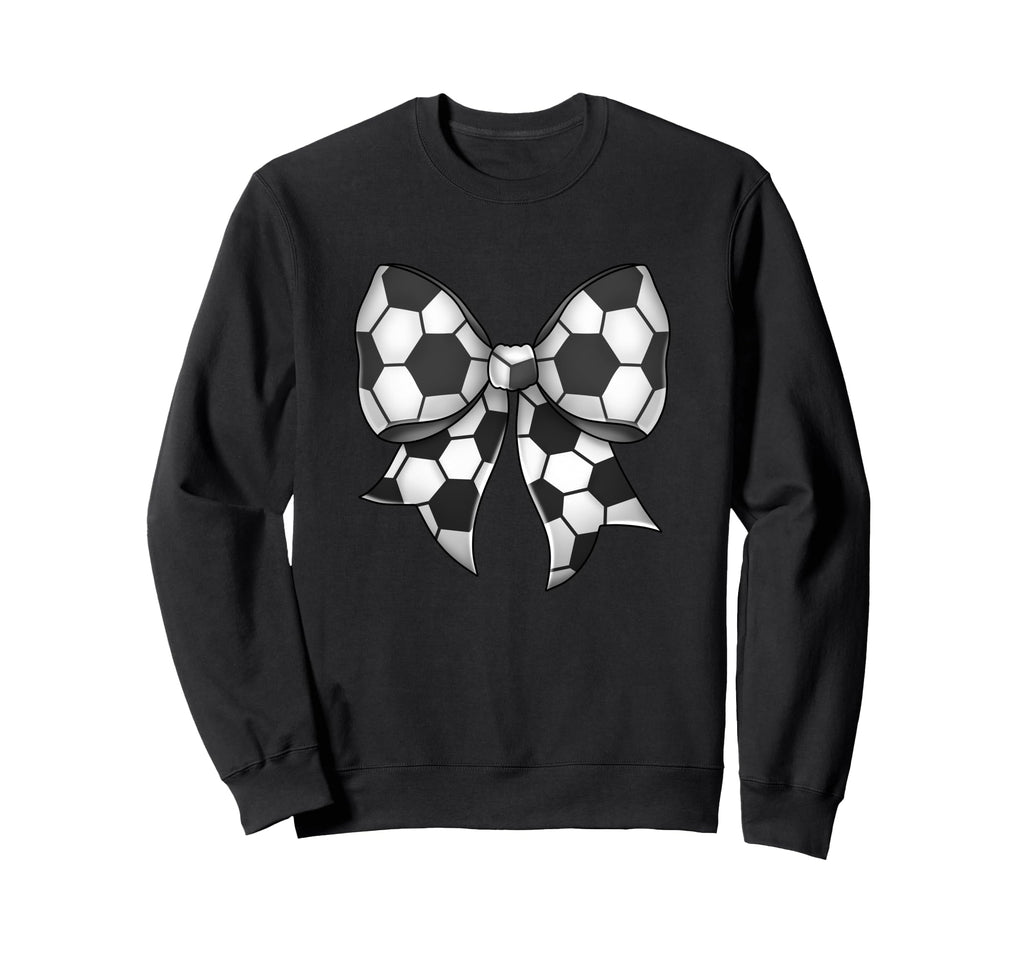 Soccer Sports Coquette Bow Sweatshirt - Streetwear Style Men Women - T-Shirt, Sweatshirt, Hoodie