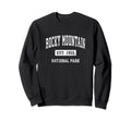 Rocky Mountain National Park Sports Sweatshirt - Minimalist Print Men Women - T-Shirt, Sweatshirt, Hoodie