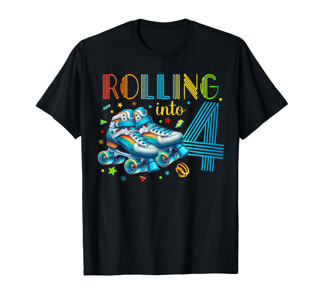 Roller Skates Birthday Party Skating T-Shirt - Aesthetic Graphic Men Women - T-Shirt, Sweatshirt, Hoodie