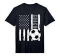 Usa Flag Soccer Coach Funny Soccer T-Shirt - Novelty Apparel Men Women - T-Shirt, Sweatshirt, Hoodie
