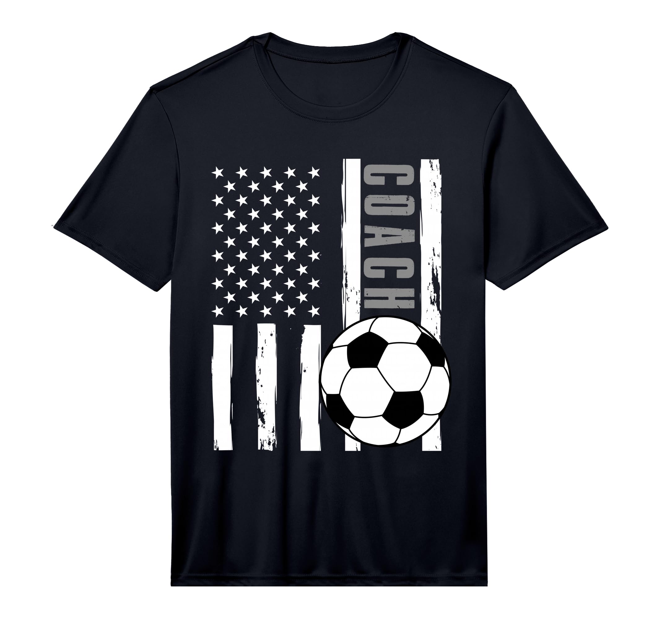 Usa Flag Soccer Coach Funny Soccer T-Shirt - Novelty Apparel Men Women - T-Shirt, Sweatshirt, Hoodie