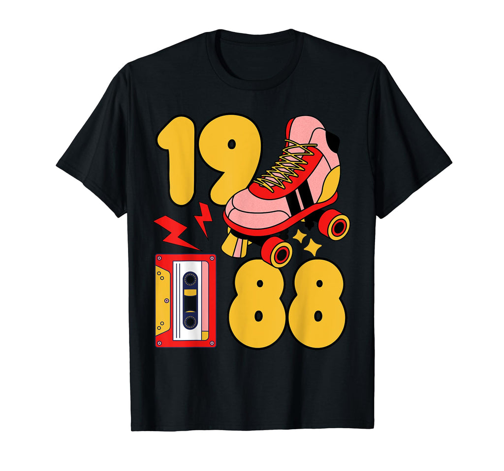 Old School 80S Vibes 1988 Hip Hop T-Shirt - Custom Art Print for Adults - T-Shirt, Sweatshirt, Hoodie