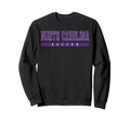 North Carolina Soccer Purple Text Sweatshirt - Unique Graphic Men Women - T-Shirt, Sweatshirt, Hoodie