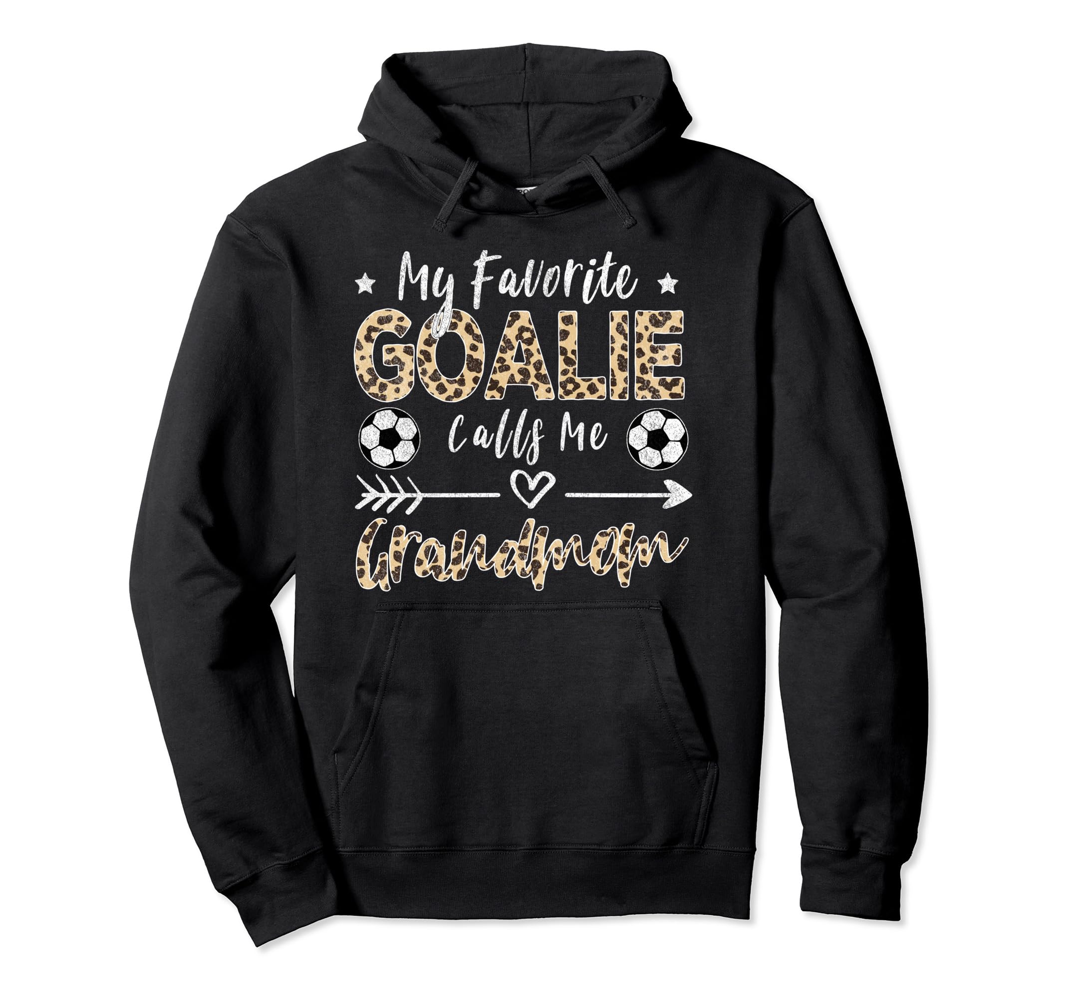 My Favorite Goalie Calls Me Grandmom Hoodie - Minimalist Print Men Women - T-Shirt, Sweatshirt, Hoodie