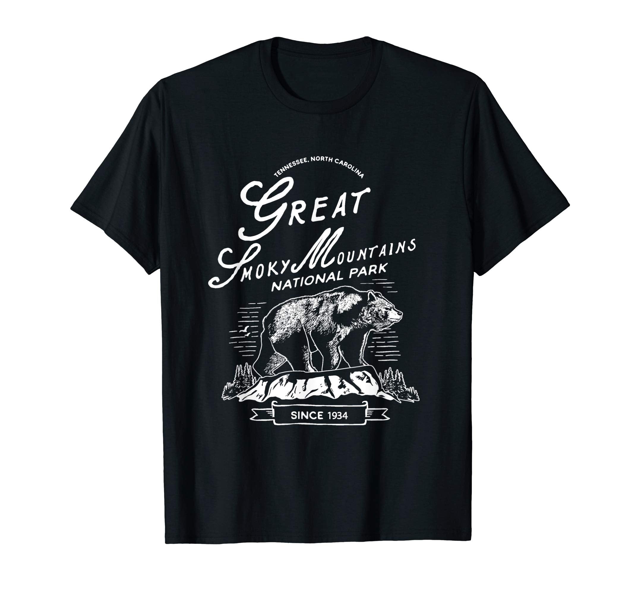 Great Smoky Mountains National Park T-Shirt - Minimalist Print for Adults - T-Shirt, Sweatshirt, Hoodie