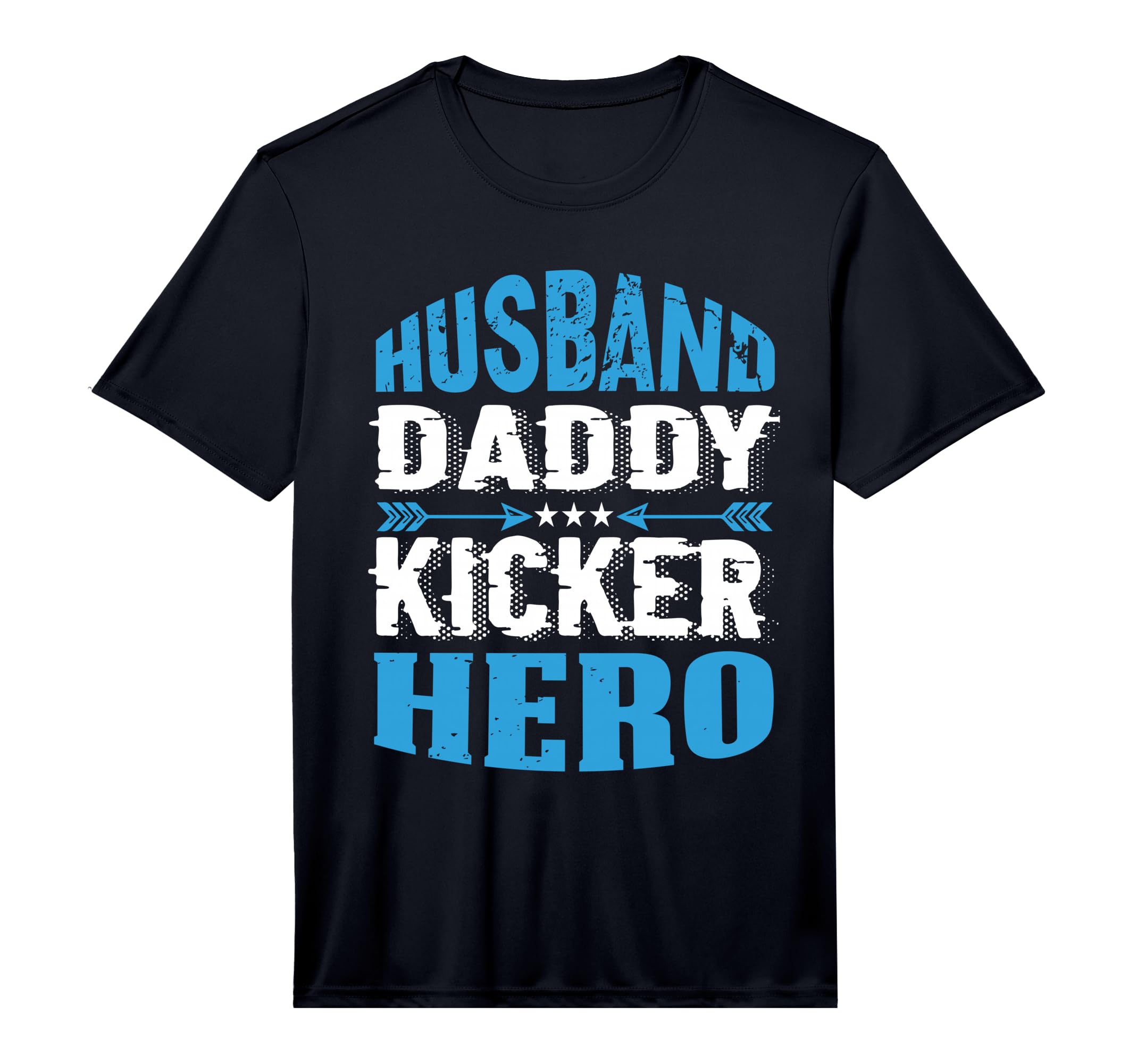 Mens Husband Daddy Kicker Hero Soccer T-Shirt - Unique Graphic for Adults - T-Shirt, Sweatshirt, Hoodie