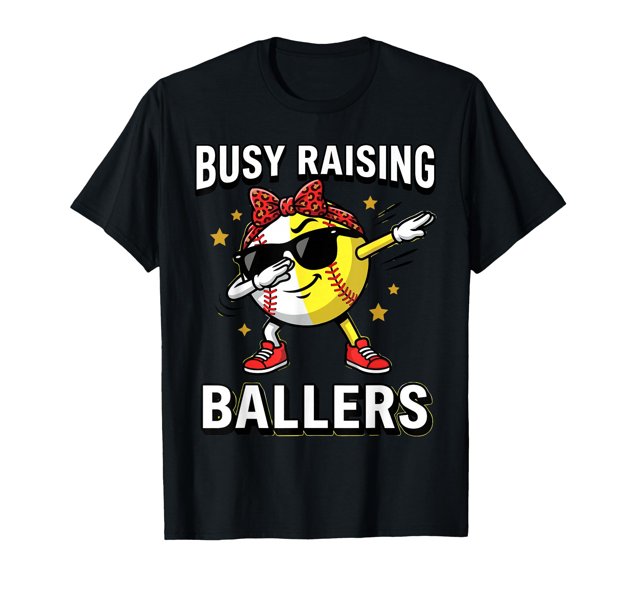 Sports Mom Busy Raising Ballers Funny T-Shirt - Unique Graphic for Adults - T-Shirt, Sweatshirt, Hoodie