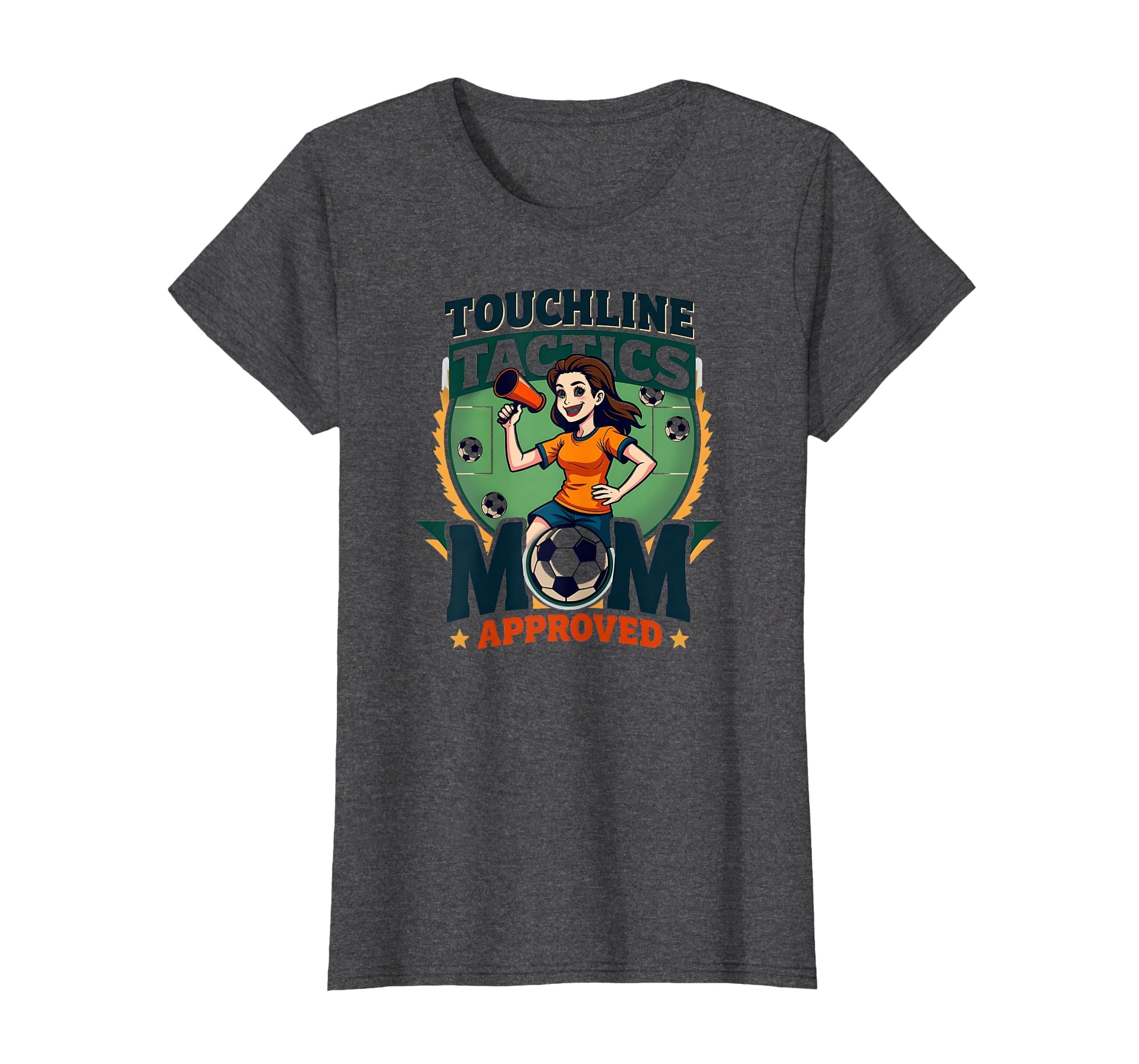 Touchline Tactics Mom Approved Soccer T-Shirt - Minimalist Print Unisex - T-Shirt, Sweatshirt, Hoodie