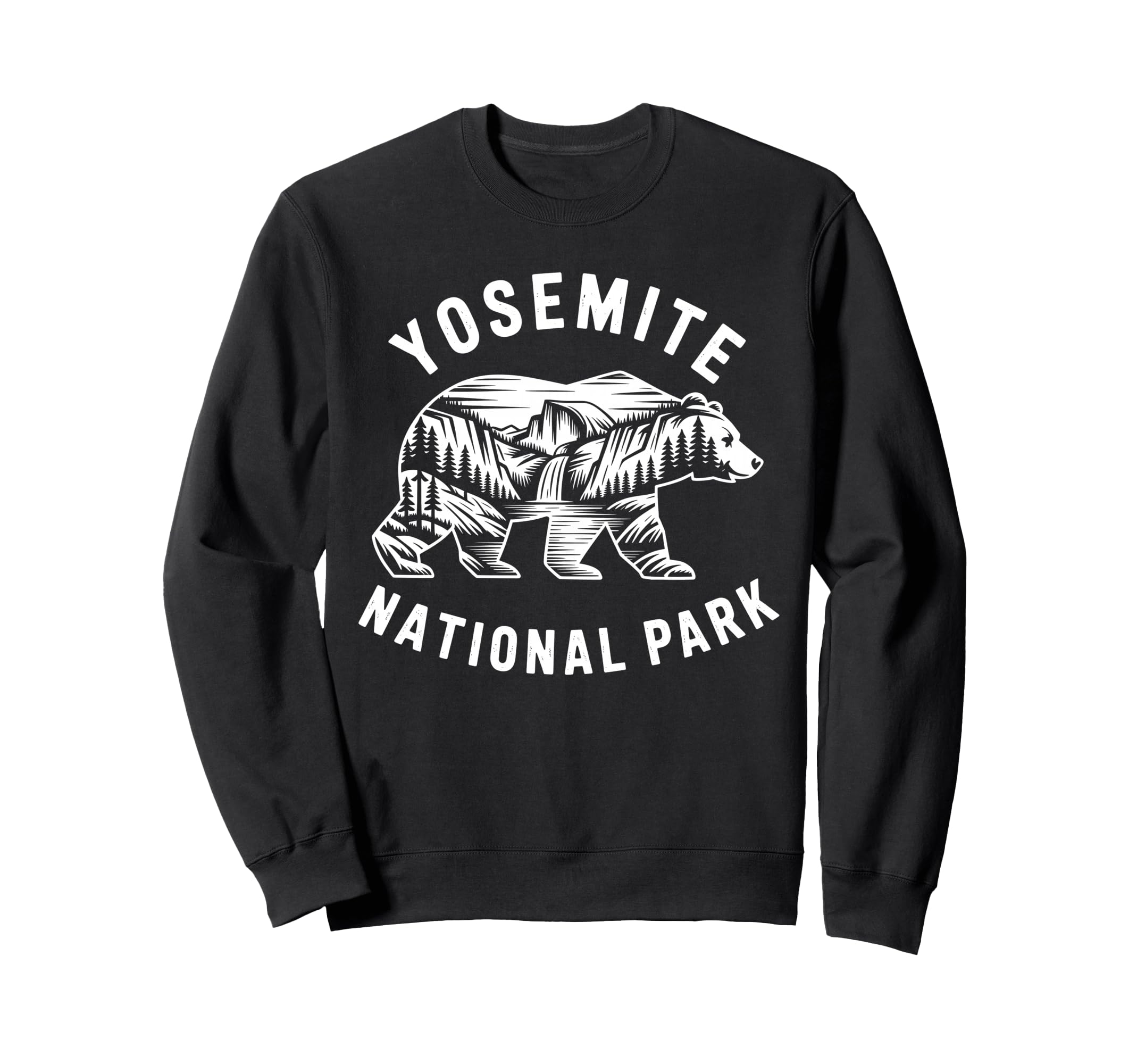 Yosemite Bear National Park Sweatshirt - Fun Novelty Design for Adults - T-Shirt, Sweatshirt, Hoodie
