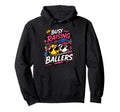 Busy Raising Ballers Softball Baseball Hoodie - Minimalist Print Unisex - T-Shirt, Sweatshirt, Hoodie