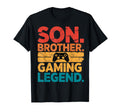 Son Brother Gamer Legend Video Game T-Shirt - Streetwear Style Unisex - T-Shirt, Sweatshirt, Hoodie