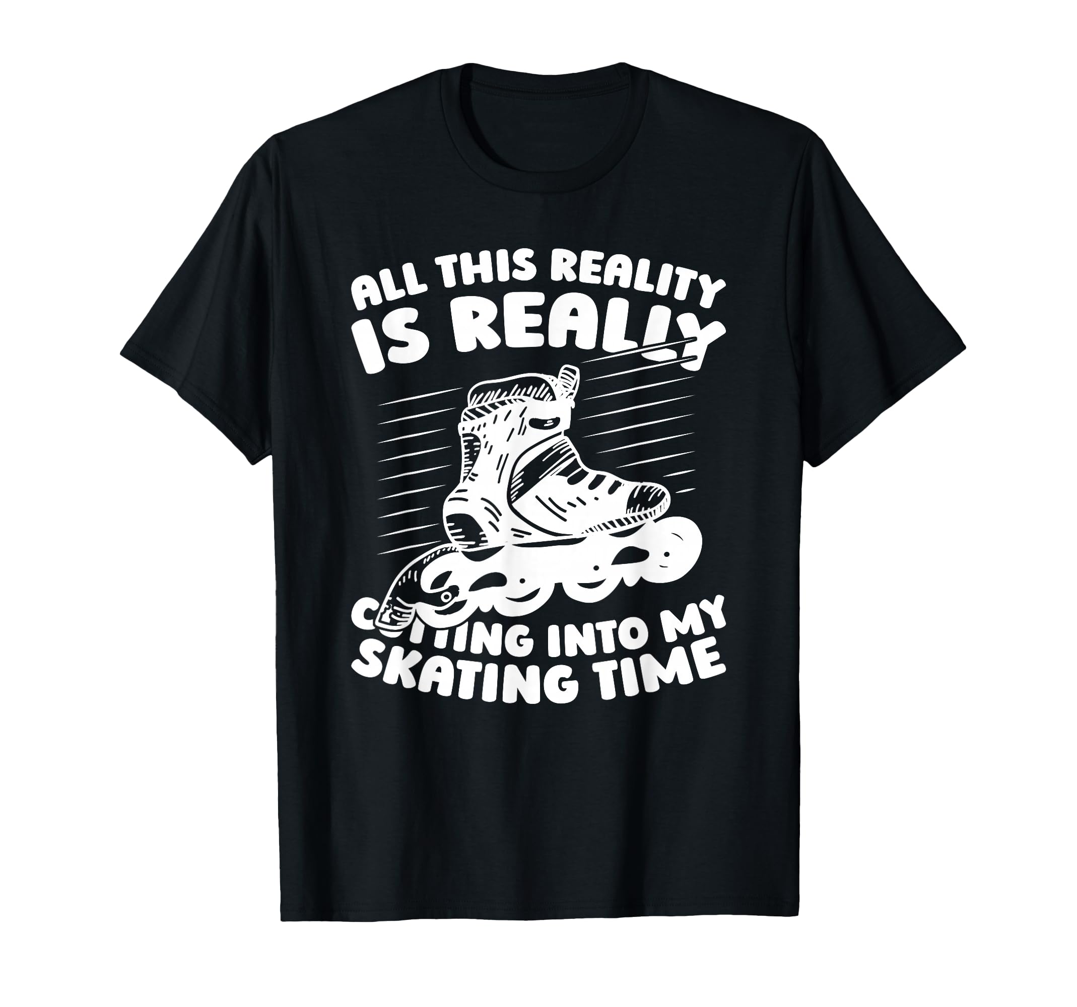 Skater Skates Roller Skating T-Shirt - Unique Graphic Unisex - T-Shirt, Sweatshirt, Hoodie