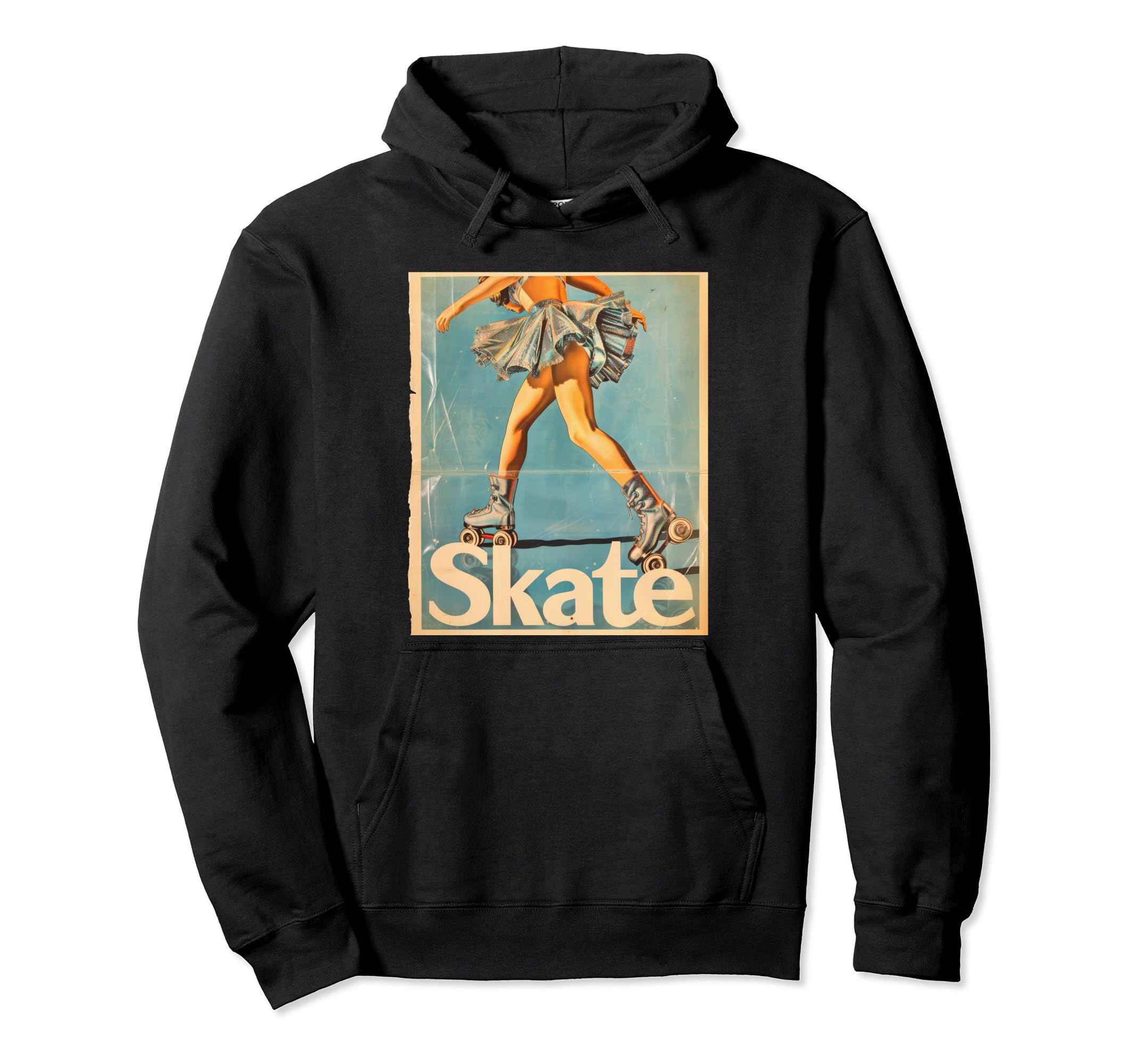 Roller Skating Skate Blue Uniform Hoodie - Novelty Apparel Men Women - T-Shirt, Sweatshirt, Hoodie