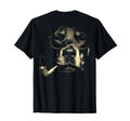 Rottweiler Glasses Smoking Pipe Grunge T-Shirt - Aesthetic Graphic Unisex - T-Shirt, Sweatshirt, Hoodie