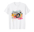 Photographer Camera Watercolor T-Shirt - Custom Art Print Unisex - T-Shirt, Sweatshirt, Hoodie