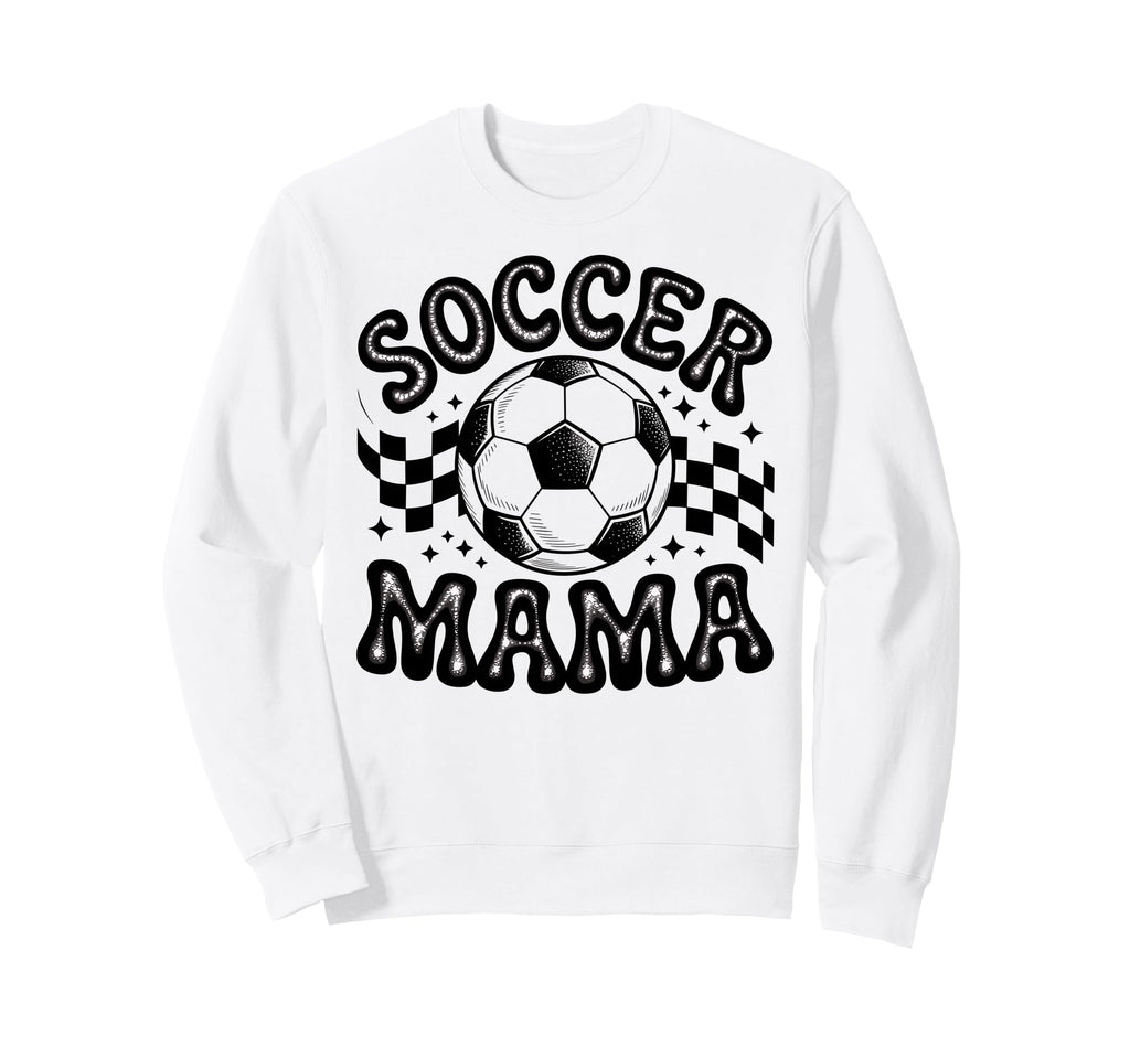 Soccer Mama Football Soccer Player Sweatshirt - Minimalist Print Men Women - T-Shirt, Sweatshirt, Hoodie