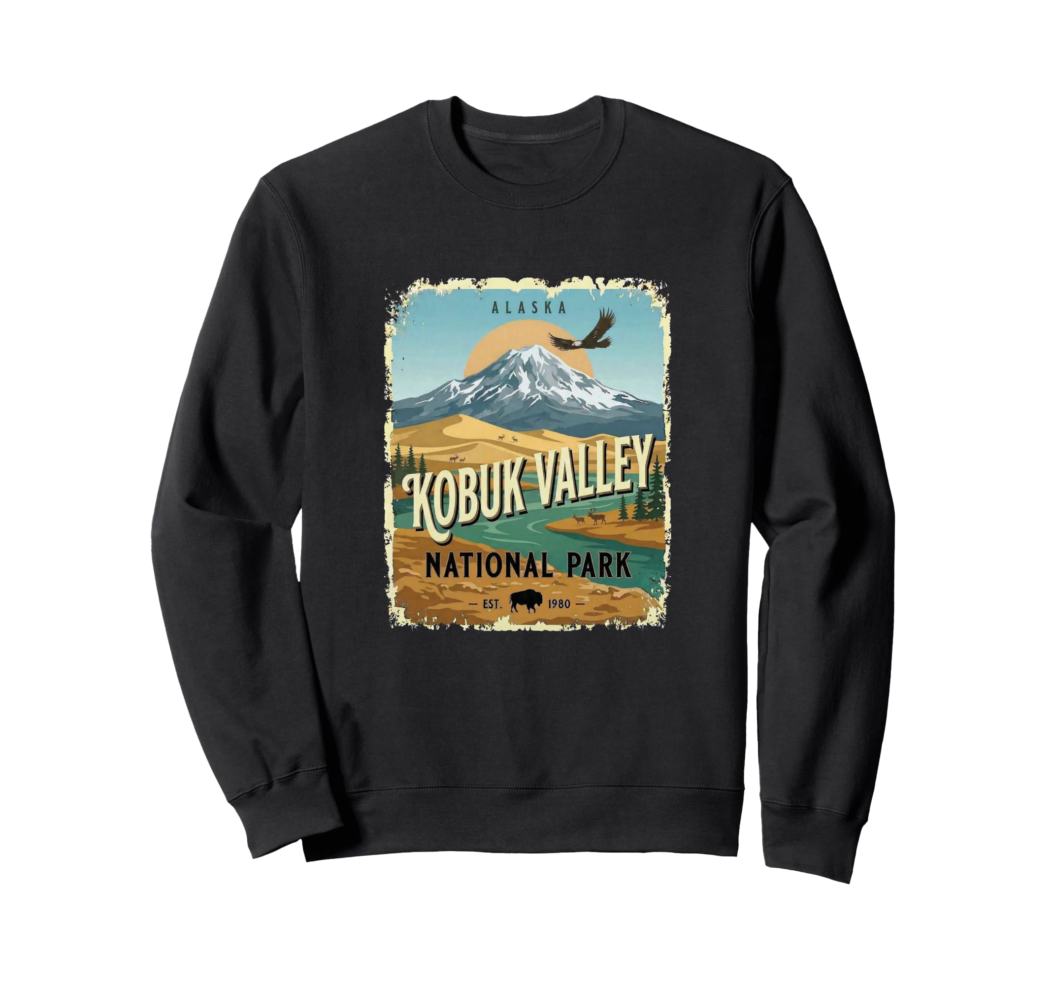 Kobuk Valley National Park Alaska Sweatshirt - Fun Novelty Design Unisex - T-Shirt, Sweatshirt, Hoodie