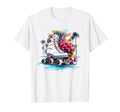 Aesthetic Vaporwave Teens Roller Skate T-Shirt - Streetwear Style Unisex - T-Shirt, Sweatshirt, Hoodie